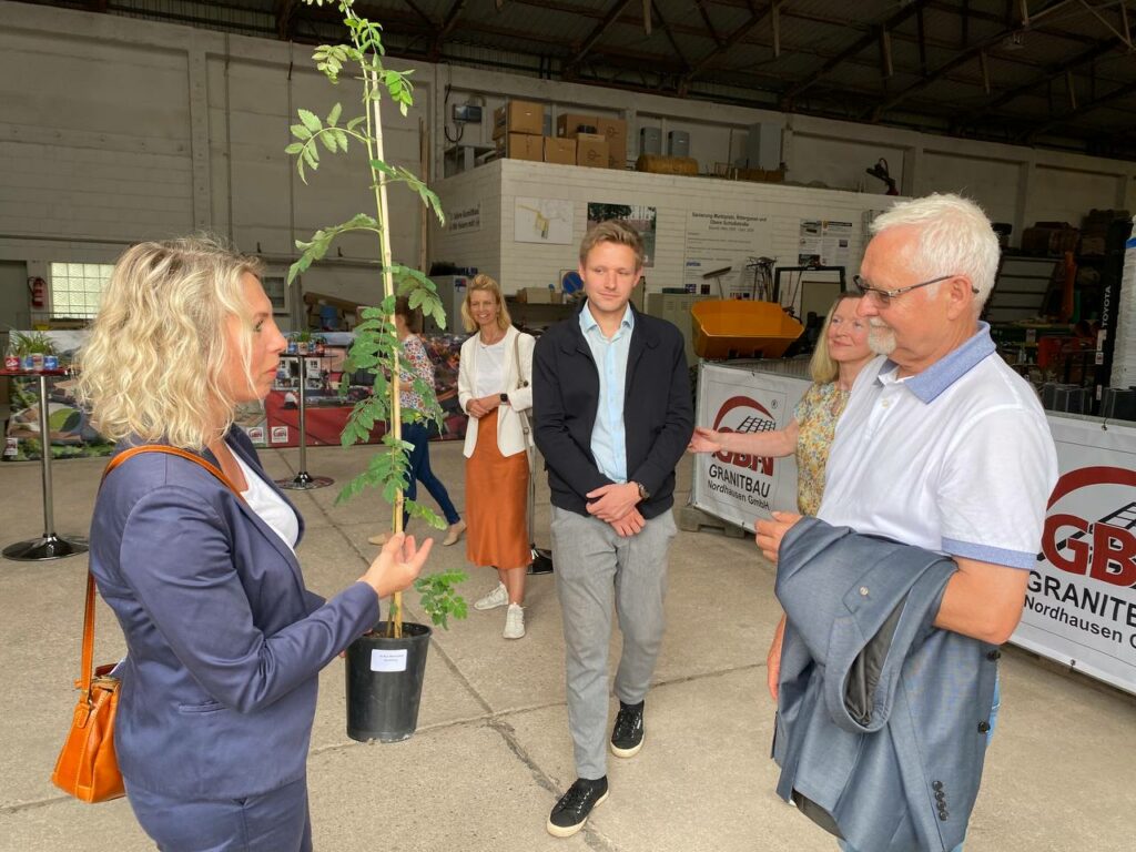 Thüringer Ministerium für Infrastruktur und Landwirdtschaft auf Sommertour 2023 in Nord-und Südthüringen, Besuch bei GBN Granitbau Nordhausen GmbH